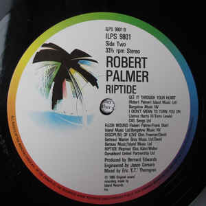 Robert Palmer ‎– Riptide