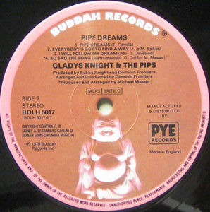 Gladys Knight & The Pips* ‎– Pipe Dreams: The Original Motion Picture Soundtrack
