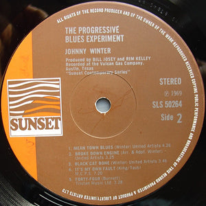 Johnny Winter ‎– The Progressive Blues Experiment