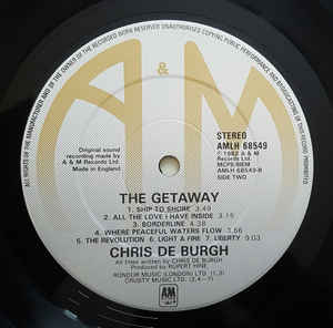 Chris de Burgh ‎– The Getaway