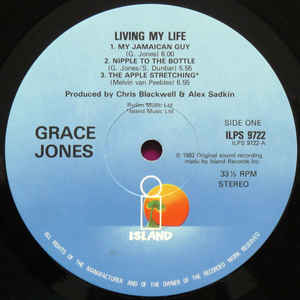 Grace Jones ‎– Living My Life