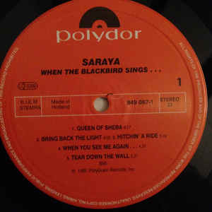 Saraya ‎– When The Blackbird Sings...