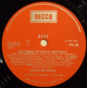 David Whitfield ‎– The World Of David Whitfield