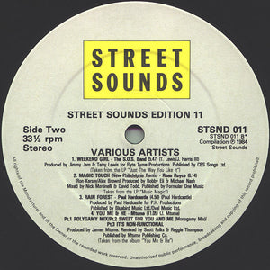 Various ‎– Street Sounds Edition