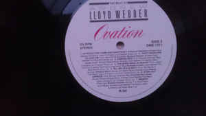 Andrew Lloyd Webber ‎– Ovation - The Best Of Andrew Lloyd Webber