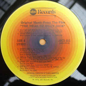 Elmer Bernstein ‎– Original Music From The Film The Trial Of Billy Jack