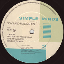 Load image into Gallery viewer, Simple Minds ‎– Sons And Fascination