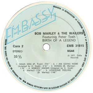 Bob Marley & The Wailers ‎– The Birth Of A Legend