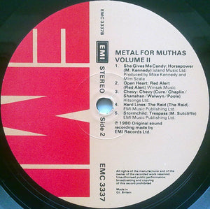 Various ‎– Metal For Muthas Volume II