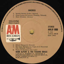 Load image into Gallery viewer, Herb Alpert &amp; The Tijuana Brass ‎– America