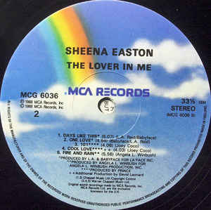 Sheena Easton ‎– The Lover In Me