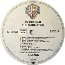 Load image into Gallery viewer, Ry Cooder ‎– The Slide Area