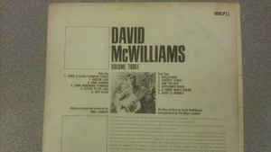 David McWilliams ‎– David McWilliams Vol. 3