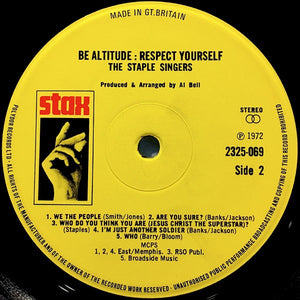The Staple Singers ‎– Be Altitude: Respect Yourself