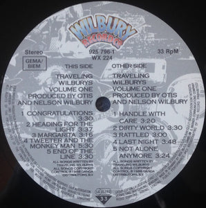Traveling Wilburys ‎– Volume One