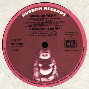 Gladys Knight & The Pips* ‎– 2nd Anniversary