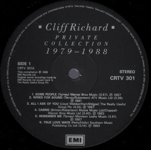 Cliff Richard ‎– Private Collection