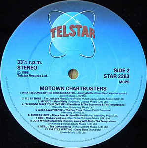 Various ‎– Motown Chartbusters