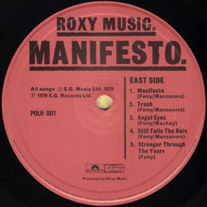 Roxy Music ‎– Manifesto