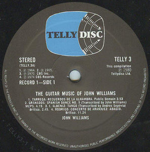 John Williams  ‎– The Guitar Music Of John Williams