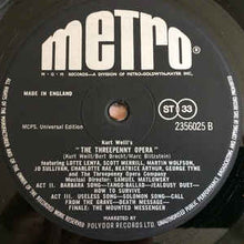 Load image into Gallery viewer, Kurt Weill, Bert Brecht*, Marc Blitzstein ‎– The Threepenny Opera