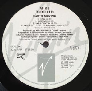 Mike Oldfield ‎– Earth Moving