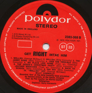 Billy Connolly ‎– Get Right Intae Him