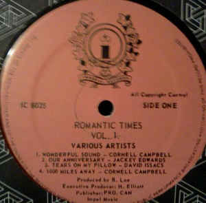 Various ‎– Romantic Times Vol. 1