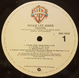 Rickie Lee Jones ‎– Pirates