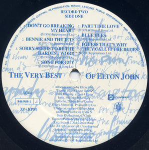 Elton John ‎– The Very Best Of Elton John