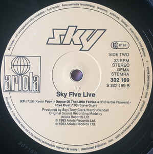 Sky  ‎– Sky Five Live