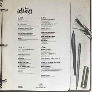 Various ‎– Grease (The Original Soundtrack From The Motion Picture)