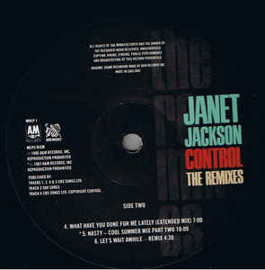 Janet Jackson ‎– Control - The Remixes