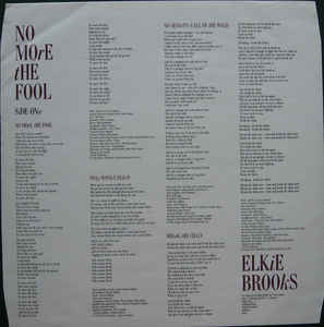 Elkie Brooks ‎– No More The Fool