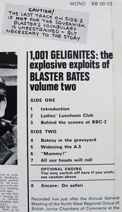 Blaster Bates ‎– 1,001 Gelignites