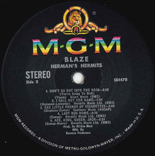 Load image into Gallery viewer, Herman's Hermits ‎– Blaze