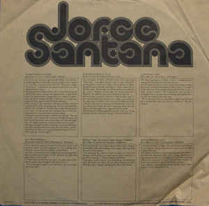 Jorge Santana ‎– Jorge Santana