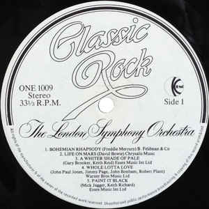 The London Symphony Orchestra And The Royal Choral Society ‎– Classic Rock