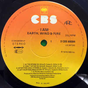 Earth, Wind & Fire ‎– I Am