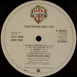 Fleetwood Mac ‎– Fleetwood Mac Live