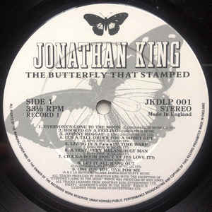 Jonathan King / Various ‎– The Butterfly That Stamped