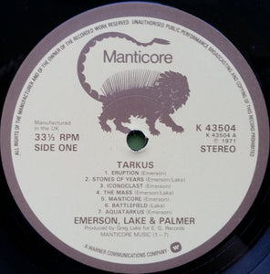 Emerson, Lake & Palmer ‎– Tarkus