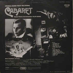 Ralph Burns ‎– Cabaret - Original Soundtrack Recording