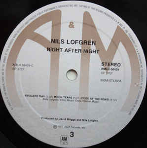 Nils Lofgren ‎– Night After Night