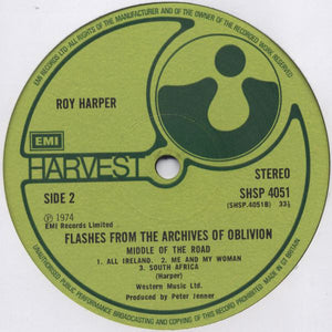 Roy Harper ‎– Flashes From The Archives Of Oblivion