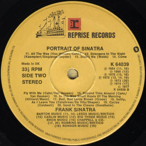 Frank Sinatra ‎– Portrait Of Sinatra: Forty Songs From The Life Of A Man