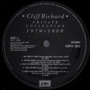 Cliff Richard ‎– Private Collection