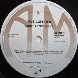 Nils Lofgren ‎– Night After Night