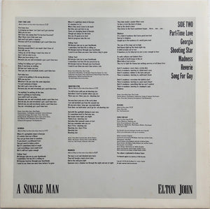 Elton John ‎– A Single Man