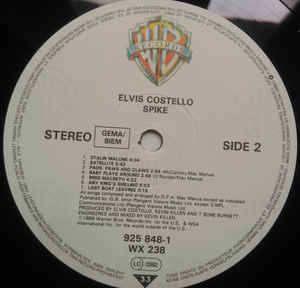 Elvis Costello ‎– Spike
